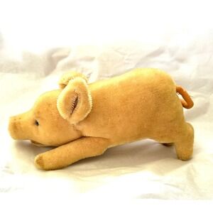 Vintage Steiff Mohair Jolanthe the Pig 10"